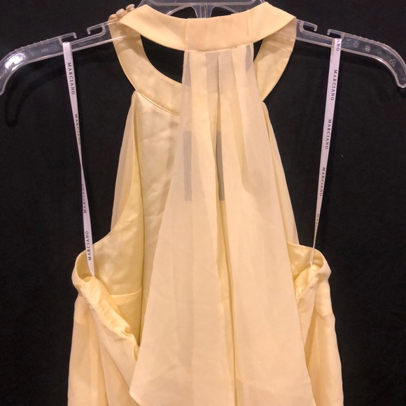 New Guess Marciano Halter sheer chiffon blouse Top S M - Picture 4 of 8